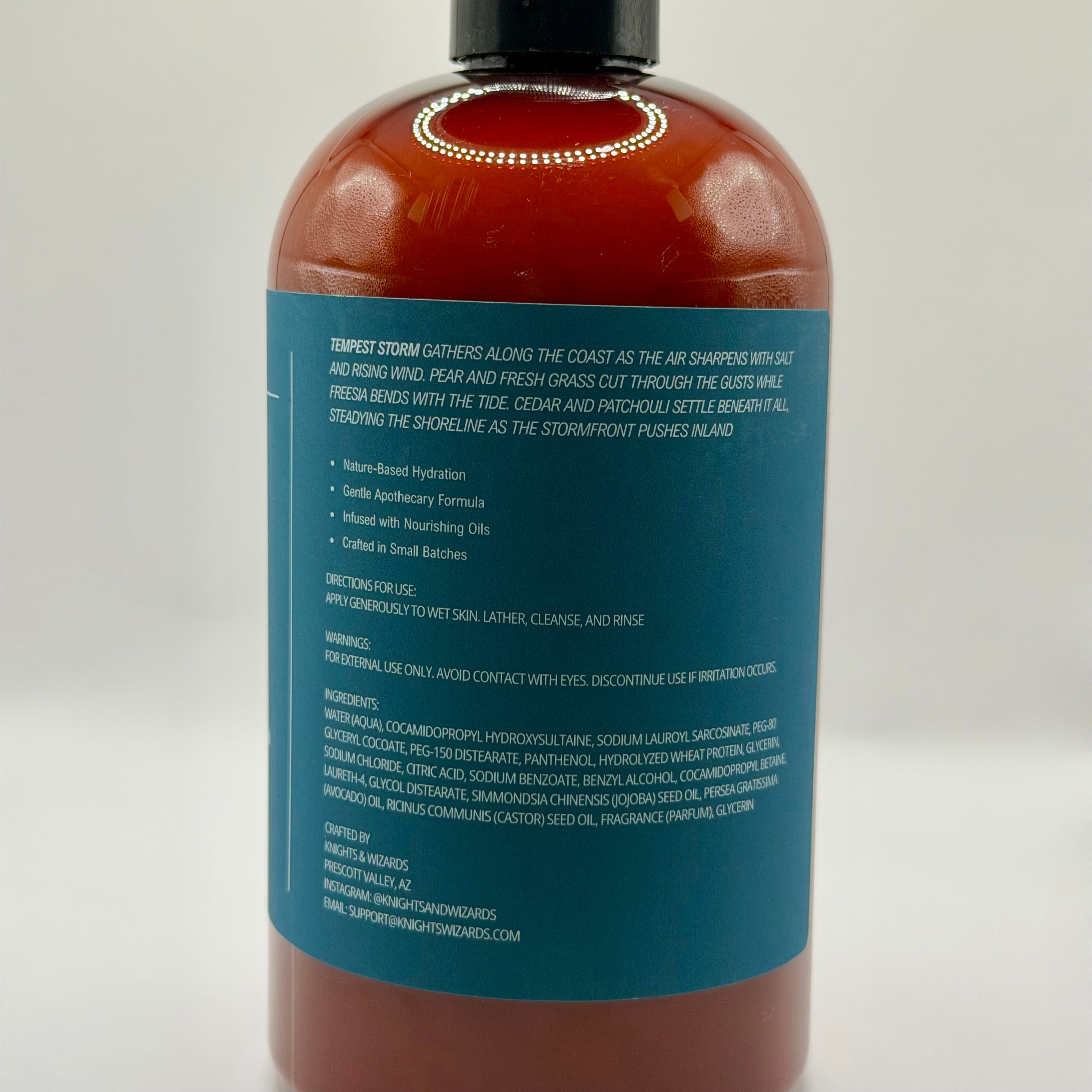 Tempest Storm - Sea Salt & Patchouli Body Wash