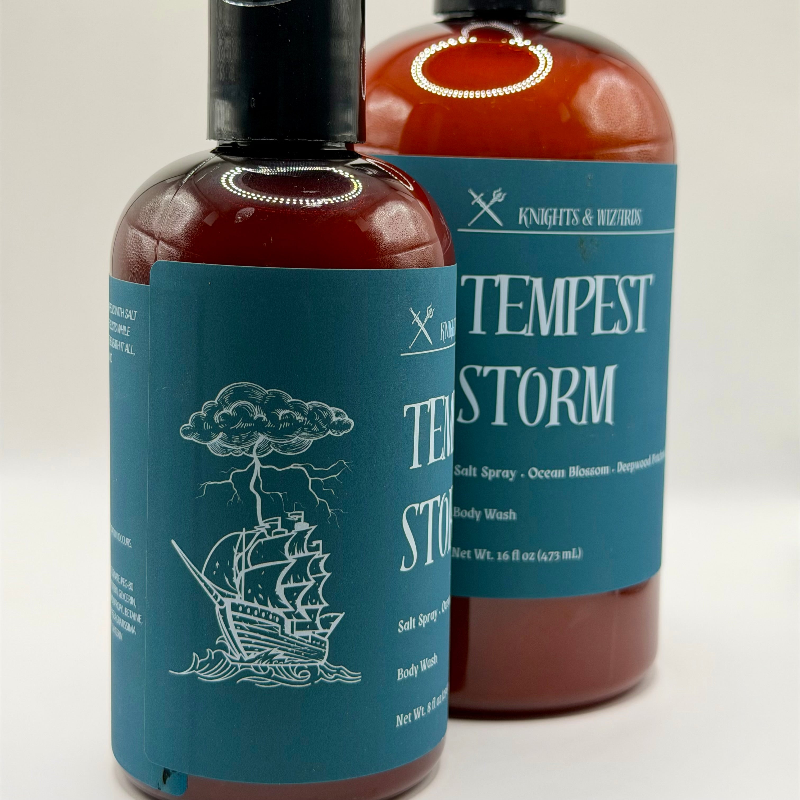 Tempest Storm - Sea Salt & Patchouli Body Wash