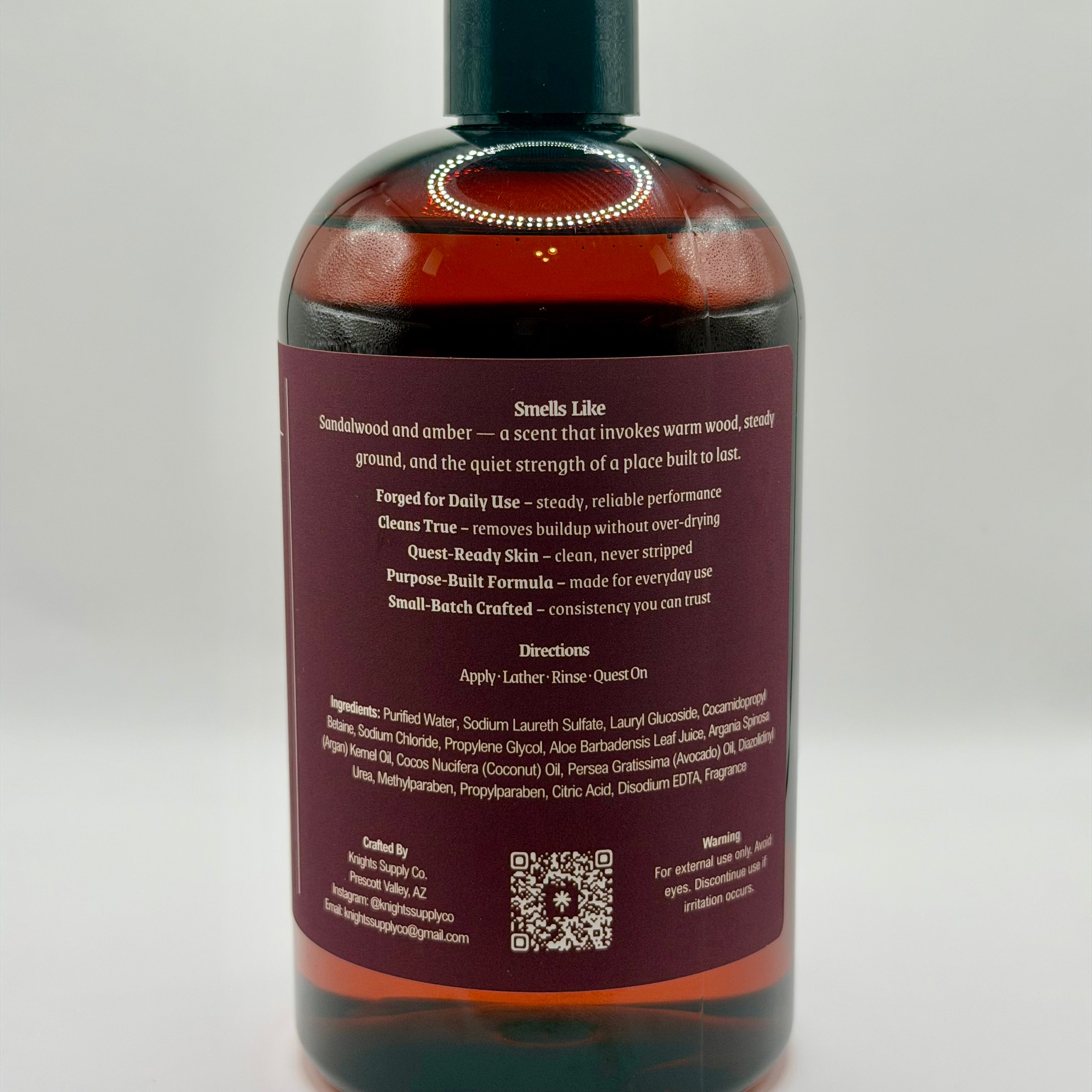 Amberhold Keep - Sandalwood & Amber Body Wash