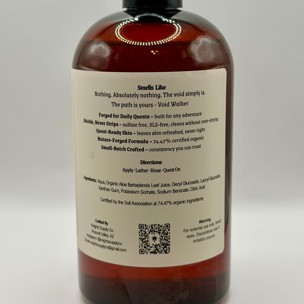 Void Walker - Unscented Natural Body Wash