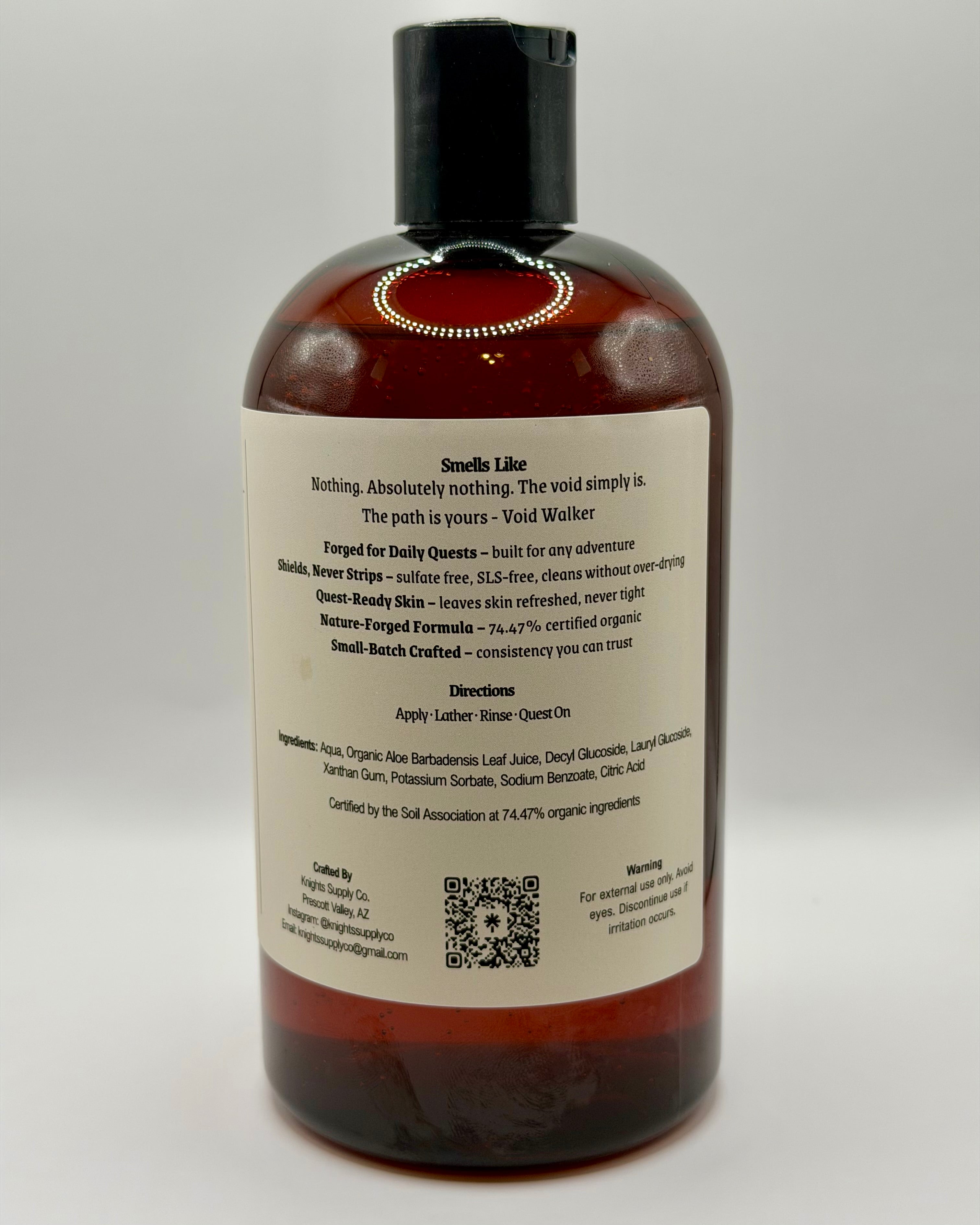 Void Walker - Gel de ducha natural sin perfume