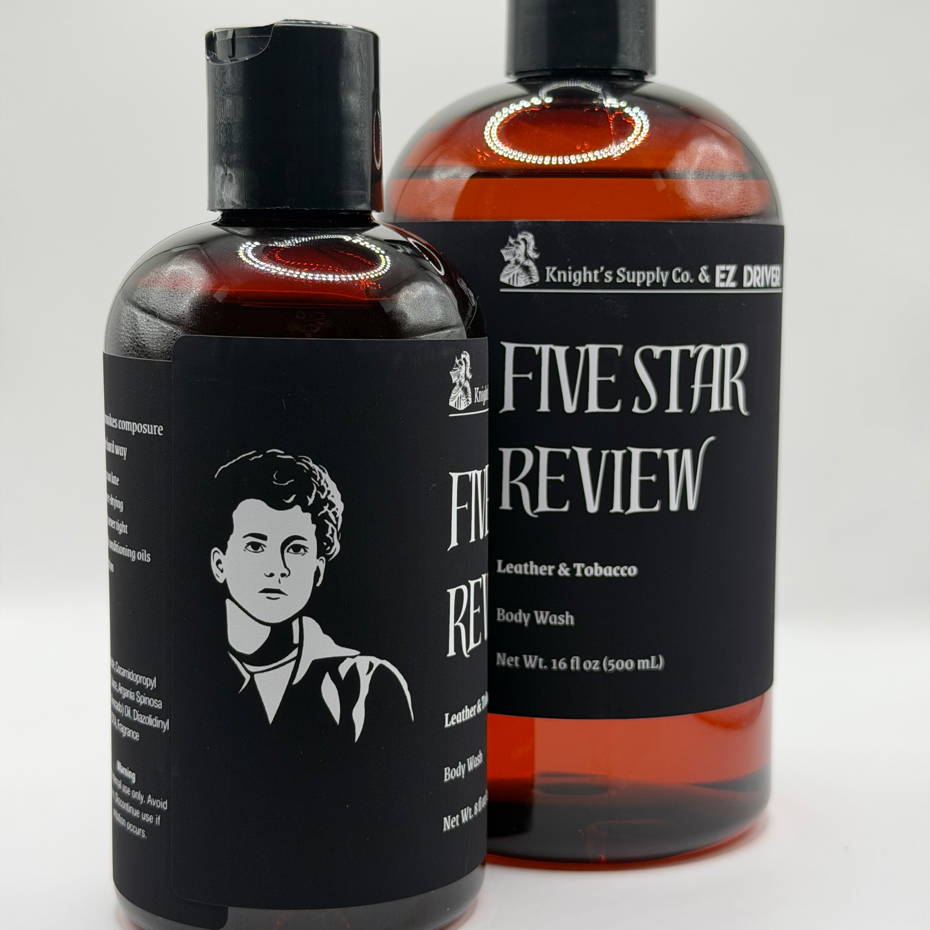 5 Star Review - Leather & Tobacco Body Wash