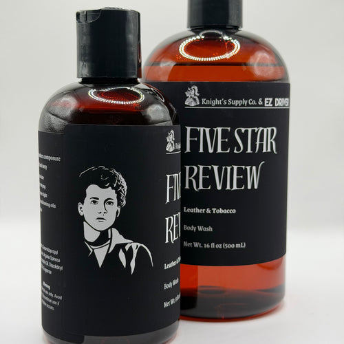 5 Star Review - Leather & Tobacco Body Wash